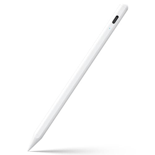 JAMJAKE Stylus Pen for iPad 6th-11th Generation-2X Fast Charge Active Pencil Compatible with 2018-2026 Apple iPad Pro 11"/12.9"/M4, iPad Air 3/4/5/M2/M3/M4,iPad mini 5/6/7 Gen-White