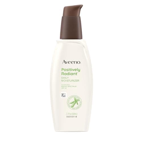 2.3-Ounce Aveeno Positively Radiant SPF 30 Face Moisturizer w/ Soy Extract $12.57 w/ S&S + Free Shipping