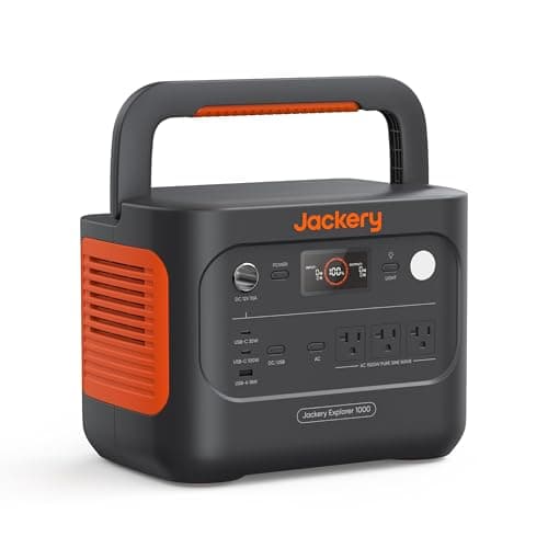 [Prime] $399.99: Jackery Explorer 1000 v2 Portable Power Station, 1070Wh LiFePO4, 1500W Solar Generator for Camping & Emergency Backup