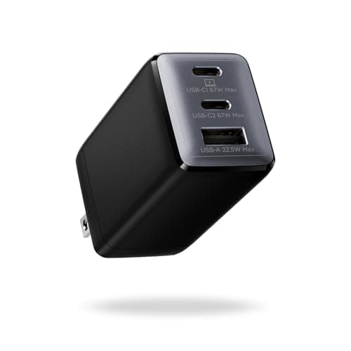 3-Port wedgear 67W USB-C GaN Fast Charger for $11.29