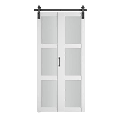 SMARTSTANDARD 24in x 84in Bifo...Water-Proof PVC Surface, White