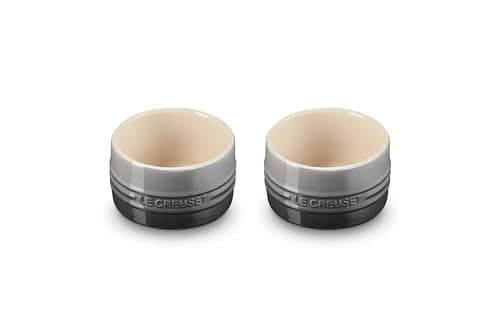 Le Creuset Stoneware Round Str..., Set of 2, 7 oz. Each, Oyster