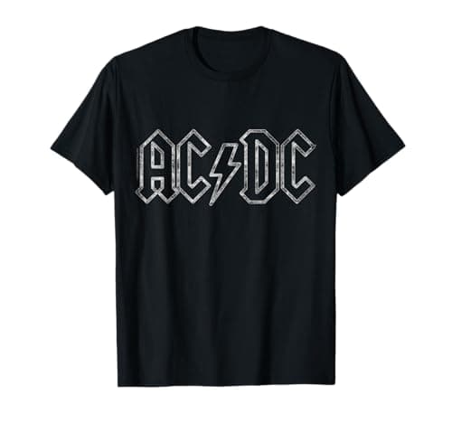 AC/DC Men's Jagged Logo Classic Rock Band T-Shirt for $16 w/ Prime + free shipping