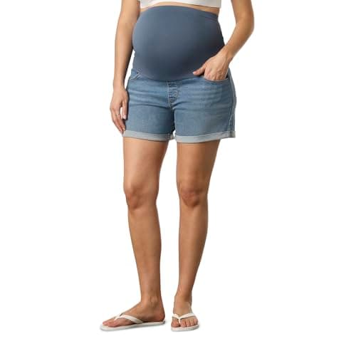 Levi Strauss Signature Gold Women's Maternity Comfort-Stay 4" Shorts, (New) Italian Summer, Medium