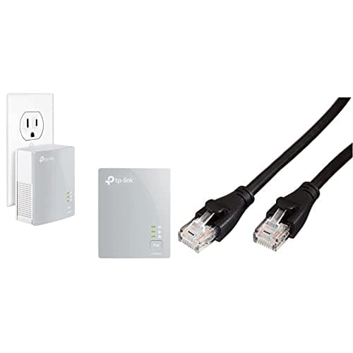 TP-Link AV600 Powerline Ethern...le - 10 Feet (3 Meters) Bundle