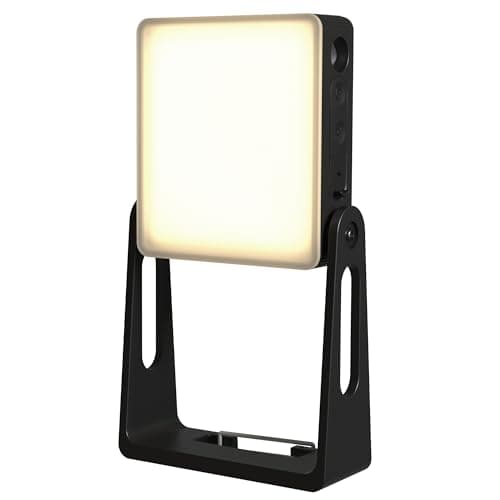 Portable LED Camping Light, 3 Modes,Rechargeable 4000mAh Dimmable Camping Lantern with 360° Rotatable Stand, 2-in-1 Flashlight Emergency Camping Lamp for Home Power Outages, Outdoor Hiking,Hurricane
