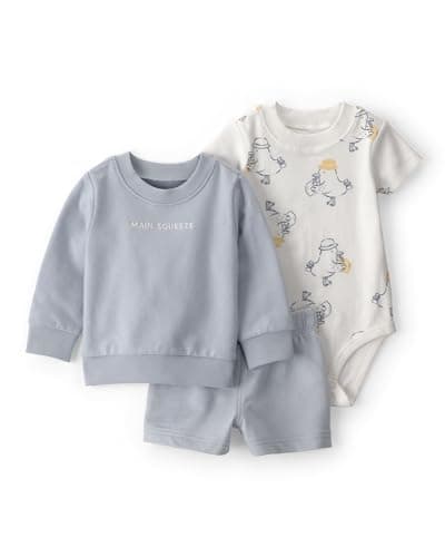 Carter's Boy 3-Piece short set, Blue, 24M
