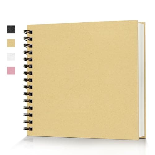 Prime Members: 8"x8" Popotop 60-Page Scrapbook Photo Album (Yellow) $3 + Free S&H