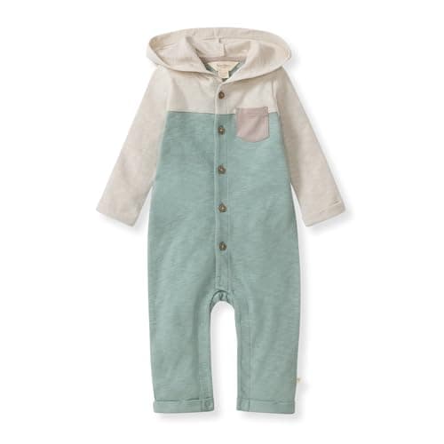Burt's Bees Baby Boy Infant Jumpsuits - 100% Organic Cotton Breathable Jumpsuit Coveralls for Boys Preemie to 24 Months