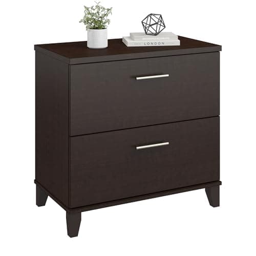 Bush Home 2 Drawer Lateral Fil...erset Collection, Mocha Cherry
