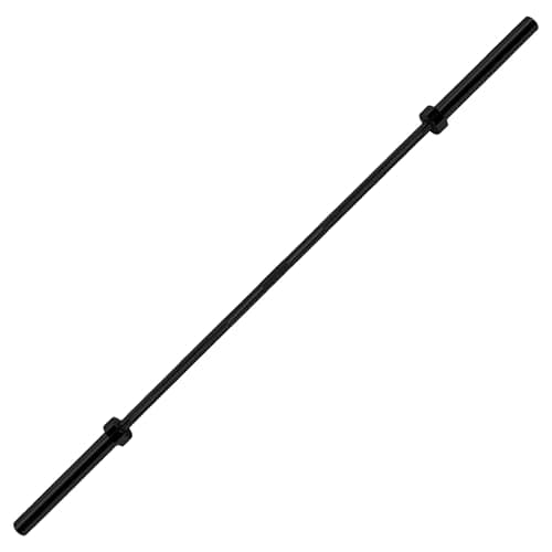 Fitvids Olympic Bar for Weight...pacity – 6-Foot, Black – Black