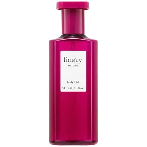 Fine'ry Fruity Floral Elegant Madame Hair + Body Fragrance Mist Spray for Women with Crème de Cassis, Velvet Orris & Patchouli​, Long-Lasting, Vegan & Cruelty-Free, Girls Gift for Her (5 Fl Oz)