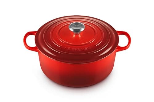 7.25-Quart  Le Creuset Signature Round Enamel Cast Iron Dutch Oven (Cerise) $341.99 + Free Shipping