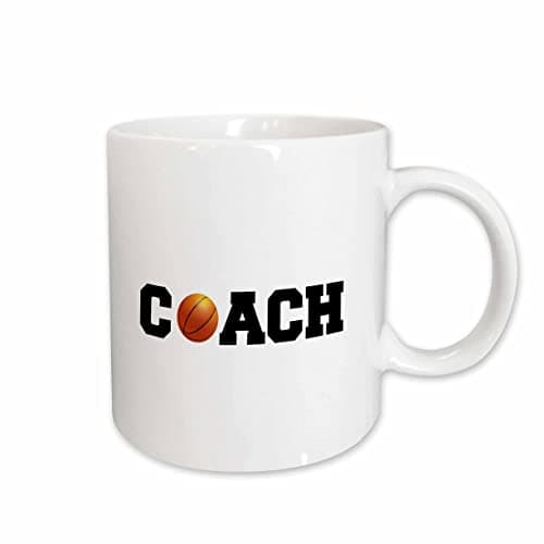 3dRose coach, black letters wi...l on white background 11oz Mug
