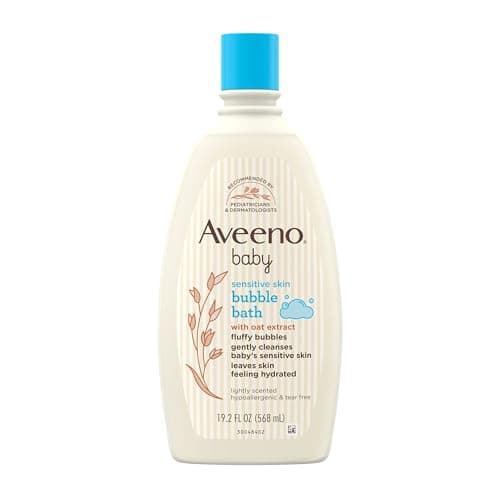 19.2-Ounce Aveeno Baby Sensitive Skin Bubble Bath Soap w/ Oat Extract $5.21 w/ S&S + Free Shipping w/ Prime or on $35+