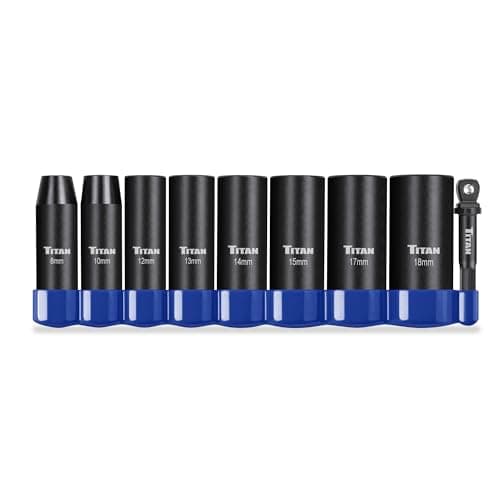 Titan 48401 9-Piece 3/8-Inch D...-Point, Metric Sizes 8 to 18mm