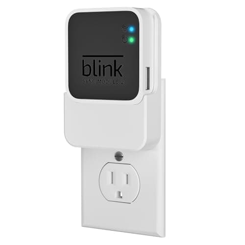 Outlet Wall Mount for Blink Sync Module 2, 2-in-1 Charging Station(Mount & Charger) - Space-Saving Bracket for Blink Security Camera, Easy Installation & Flexible Placement