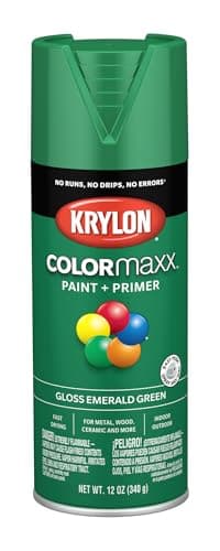 Krylon COLORmaxx 12-Ounce Spray Paint & Primer (Gloss Emerald Green) $3.28 + Free Shipping w/ Prime or on $35+