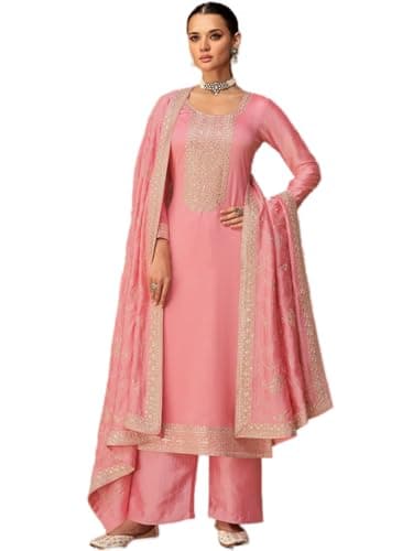 Nimbark Ready to Wear Indian Pakistani Ethnic Wear Party Wear Fashion Designer Straight Salwar Kameez Suit for Womens