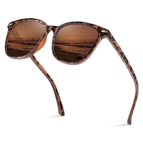 phikttu Sunglasses Womens Polarized Sunglasses for Women Men - Mirrored Trendy Shades with UV Protection Sun Glasses