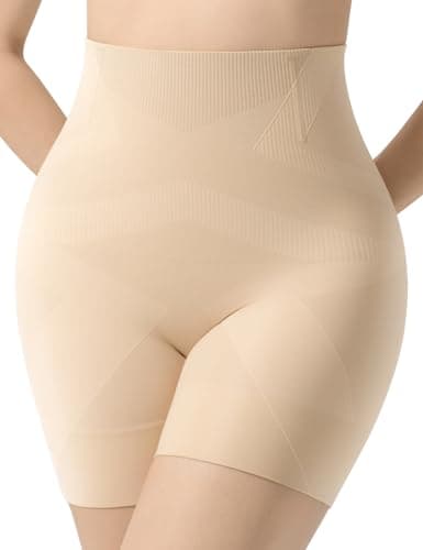 Esa Liang Shapewear Tummy Control for Women Thigh Slimmer Seamless Underwear High Waisted Body Shaper Shorts Under Dress
