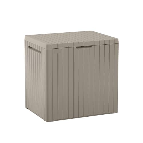 Keter City 30 Gallon Resin Out... and Garden Accessories, Beige