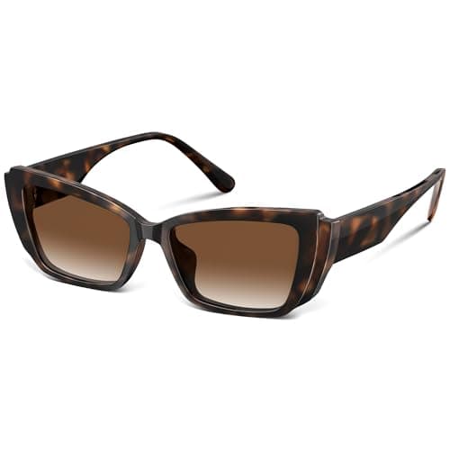 JASPIN Retro Cat Eye Sunglasses for Women - Polarized Trendy Y2k Sun Glasses UV Protection 90s Sunnies