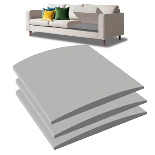 Aifong 3 Pcs Couch Cushion Support for Sagging Cushion 20" x 20" 40D High Density Cushion Support Board Replacement Gray Sofa Cushion Support