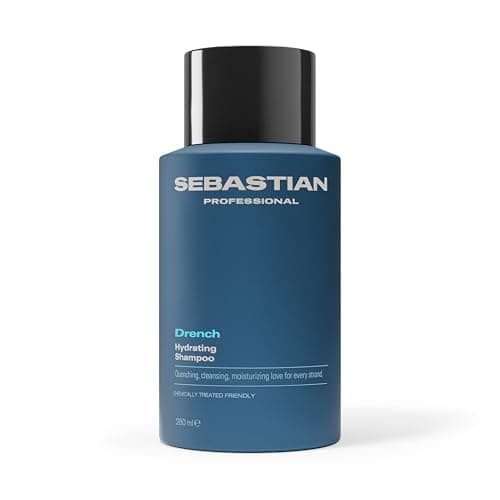 Sebastian Professional Drench Hydrating Shampoo | Deep Moisturizing for Chemically Treated Hair | 9.4 Fl Oz (Pack of 1)