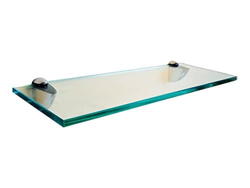 Fab Glass and Mirror S-10x21RE...loating Glass Shelf, 10" X 21"
