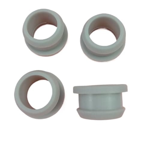 Cosyhat XLJP 1/2/5pcs Gray Color Silicone Rubber Snap-on Grommet 4.5mm-50.6mm Hole Plugs End Caps Bung Wire Cable Protect Bush (Size : 20mm(Bore 16mm)-2pcs)