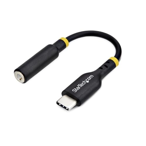 StarTech.com 5in (12.7cm) USB-... USB C Aux Dongle for PC/Phone
