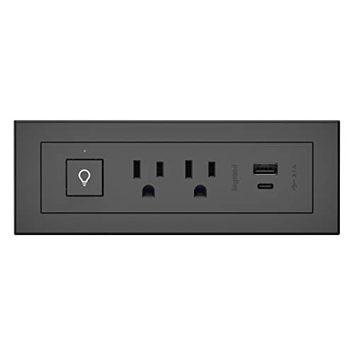 Legrand Wiremold RDSZCBK radia...pe A/C USB, 6 Foot Cord, Black