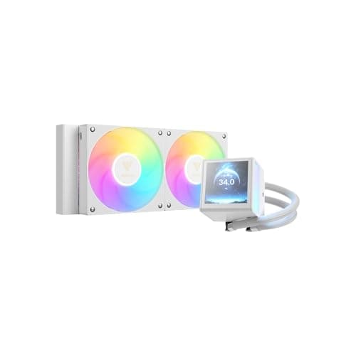 GAMDIAS CHIONE P5-240 240mm AIO w/ 3.4'' IPS LCD (White)