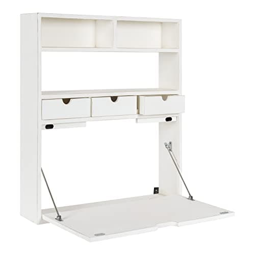 Kate and Laurel Georgie Rustic...ome Office with Folding Design