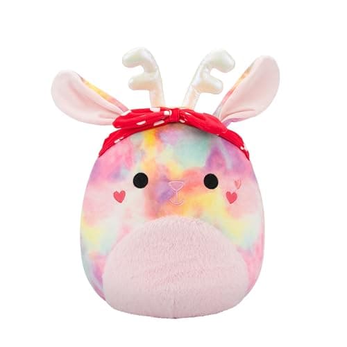 12-Inch Squishmallows Original Priyanka The Rainbow Jackalope with Hearts Headband $7.70 + Free Shipping w/ Prime or on $35+