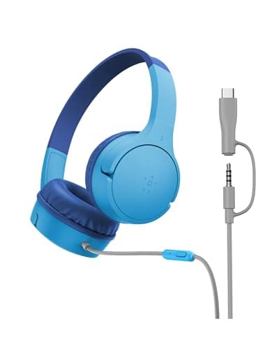 Belkin SoundForm Mini Kids Wir..., iPad, Galaxy S25, etc - Blue
