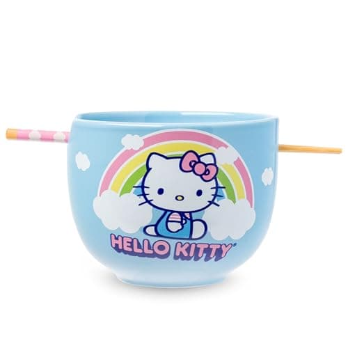 Silver Buffalo Hello Kitty Rai...cks, Microwave Safe, 20 Ounces