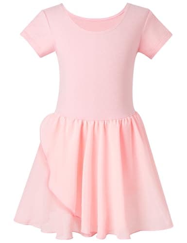 DIPUG Ballet Leotards for Girls Dance Leotard for Girls Pink 4-6 Years $7.49