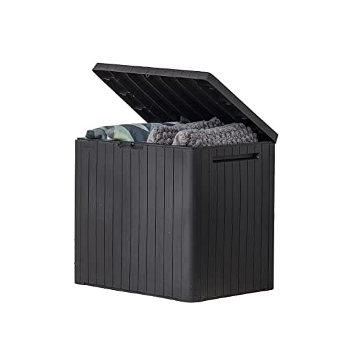 Keter City 30 Gallon Resin Out... Garden Accessories, Dark Grey