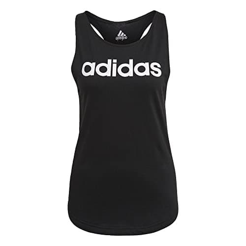 adidas womens Linear Tank Black/White XX-Large