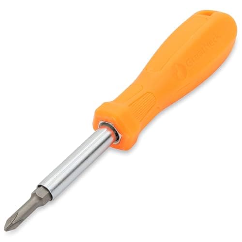 GreatNeck 6 in 1 Screwdriver w...m Steel, For Home and Shop Use