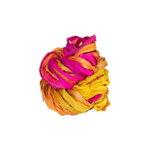 Sari Silk Ribbon Super Bulky Yarn Vintage Yarn