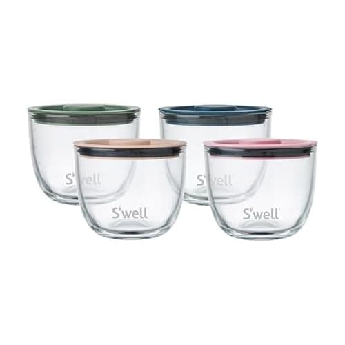S'well 12oz Glass Prep Bowl Se...red Glass, Nests Inside 21.5oz