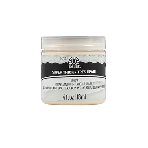FolkArt Super Thick Acrylic Pa... Finish, Tintable Medium, 4 oz
