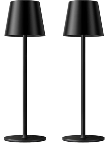 Prime Members: 2-Pk Kakanuo 5000mAH Cordless Rechargeable Table Lamps (Black) $13.40 + Free S&H