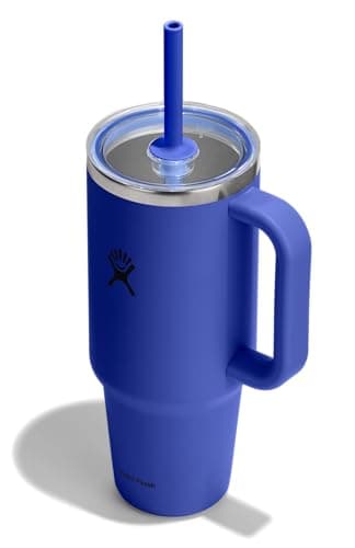 Hydro Flask 40 Oz Clear Lid Tr...less Steel in 40 Oz Capri Blue