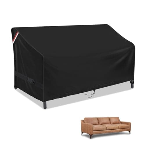 Loenel Outdoor Sofa Cover, 88 Inch Waterproof 3-Seater Bench Covers for Patio Loveseat, Couch, Glider, Heavy Duty Outside Furniture Couch Cover - 88" L x 33" W x 33" H