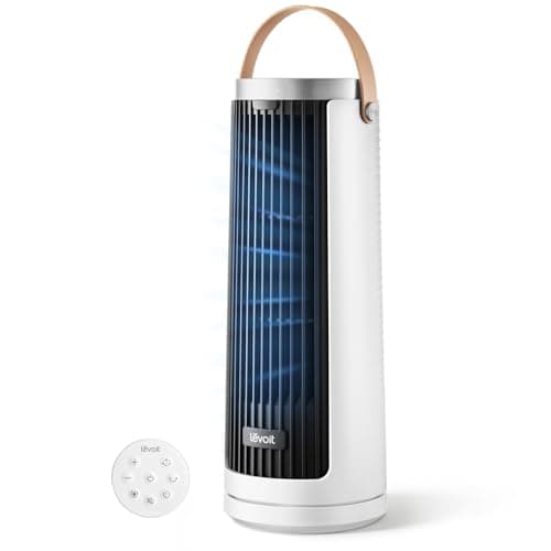 LEVOIT Tower Fan for Bedroom, ... for Home, Room, Office, White