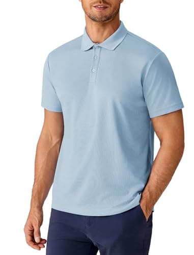 Pinspark Men's Short Sleeve Golf Polo Shirt (Select Colors & Sizes) $6.73